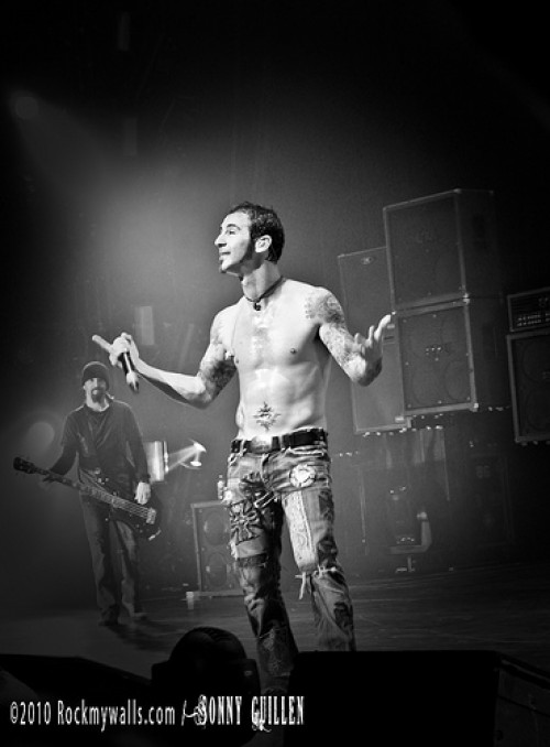 Godsmack Live! - Los Angeles, California Nokia Live Theatre November 4, 2010 Image placed on the Godsmack.com website with permission from the Photographer (Sonny Guillen) - No other use or distribution has been authorized.