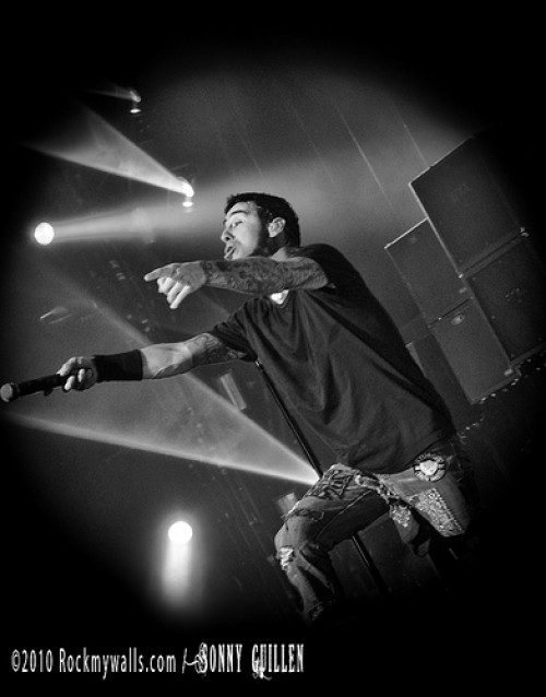 Godsmack Live! - Los Angeles, California Nokia Live Theatre November 4, 2010 Image placed on the Godsmack.com website with permission from the Photographer (Sonny Guillen) - No other use or distribution has been authorized.