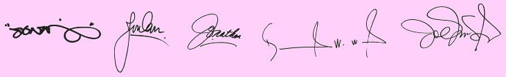 NKOTB Signatures