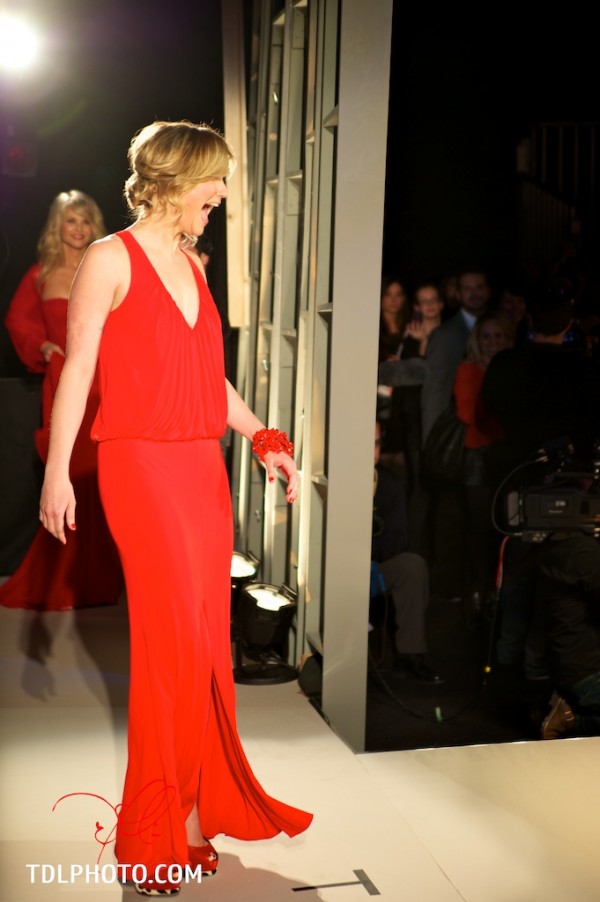 Coming out on the catwalk. I was nervous, but they played