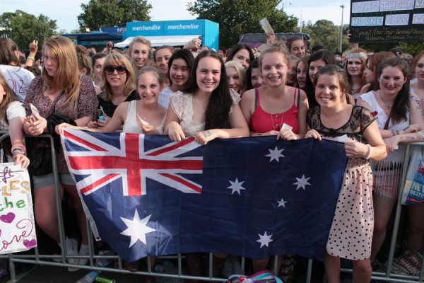 Australia Tour Fans